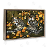 Maggie Vandewalle | Inquisitor Owls Autumn Branch