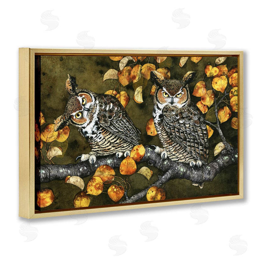 Maggie Vandewalle | Inquisitor Owls Autumn Branch