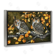 Maggie Vandewalle | Inquisitor Owls Autumn Branch
