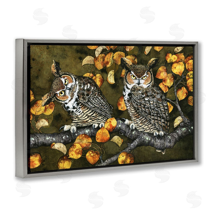 Maggie Vandewalle | Inquisitor Owls Autumn Branch