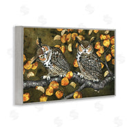 Maggie Vandewalle | Inquisitor Owls Autumn Branch