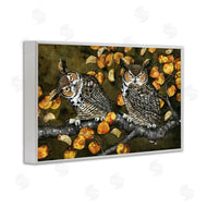 Maggie Vandewalle | Inquisitor Owls Autumn Branch