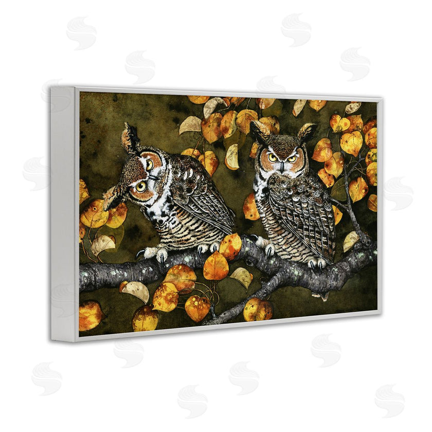 Maggie Vandewalle | Inquisitor Owls Autumn Branch