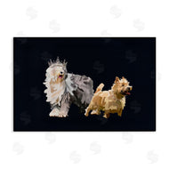 Amelia Noyes | Dog Duo with Crowns