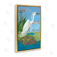 Jennifer Peck | Egret Perched on Shore
