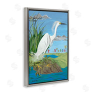 Jennifer Peck | Egret Perched on Shore