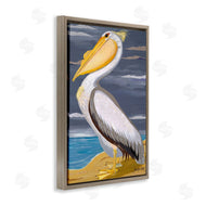 Jennifer Peck | White Pelican on Shore