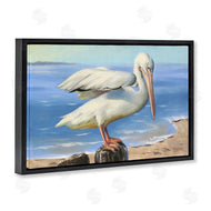 D. Rust | Beach Scene Pelican
