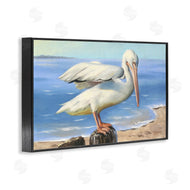 D. Rust | Beach Scene Pelican