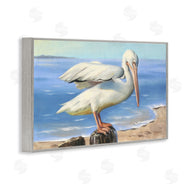 D. Rust | Beach Scene Pelican