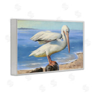 D. Rust | Beach Scene Pelican