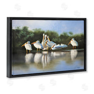 D. Rust | White Pelicans Flock