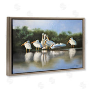 D. Rust | White Pelicans Flock