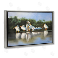 D. Rust | White Pelicans Flock