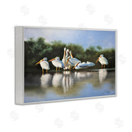 D. Rust | White Pelicans Flock