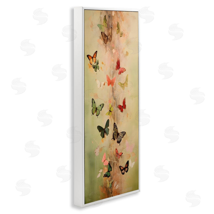 Petal Prints Design | Neutral Butterfly Tower