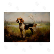 Petal Prints Design | Beagle Dog Rural Field
