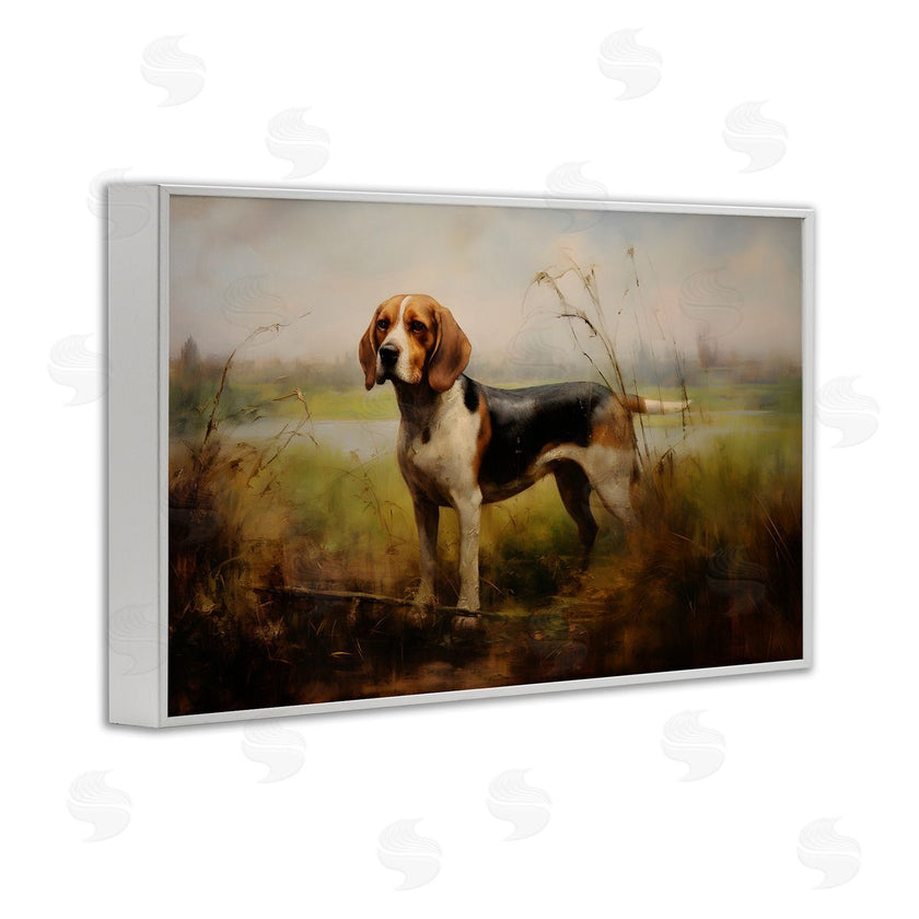 Petal Prints Design | Beagle Dog Rural Field