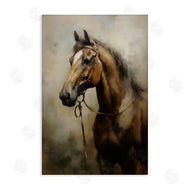 Petal Prints Design | Brown Horse Portrait