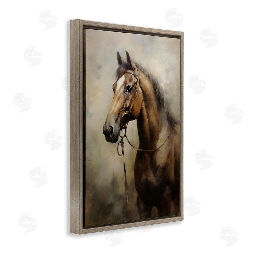 Petal Prints Design | Brown Horse Portrait
