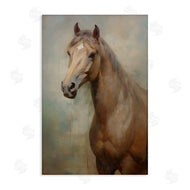 Petal Prints Design | Tan Horse Visage