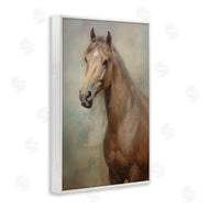 Petal Prints Design | Tan Horse Visage