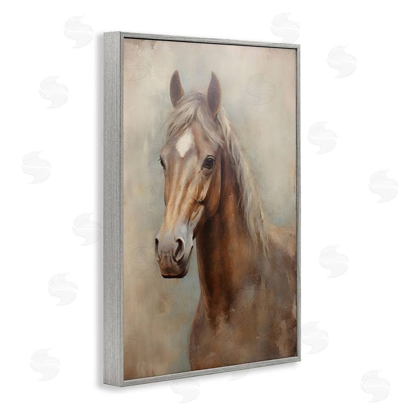 Petal Prints Design | Brown Horse Visage