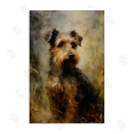 Petal Prints Design | Poised Terrier Dog