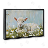 Petal Prints Design | Lamb Resting in Meadow