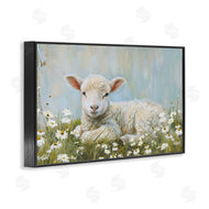 Petal Prints Design | Lamb Resting in Meadow