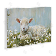 Petal Prints Design | Lamb Resting in Meadow