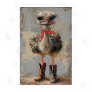 Petals Prints Design | Ostrich and Cowboy Boots