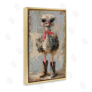 Petals Prints Design | Ostrich and Cowboy Boots