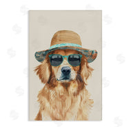 Petals Prints Design | Hipster Labrador Dog