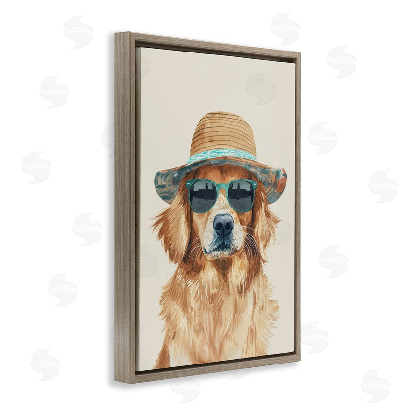 Petals Prints Design | Hipster Labrador Dog