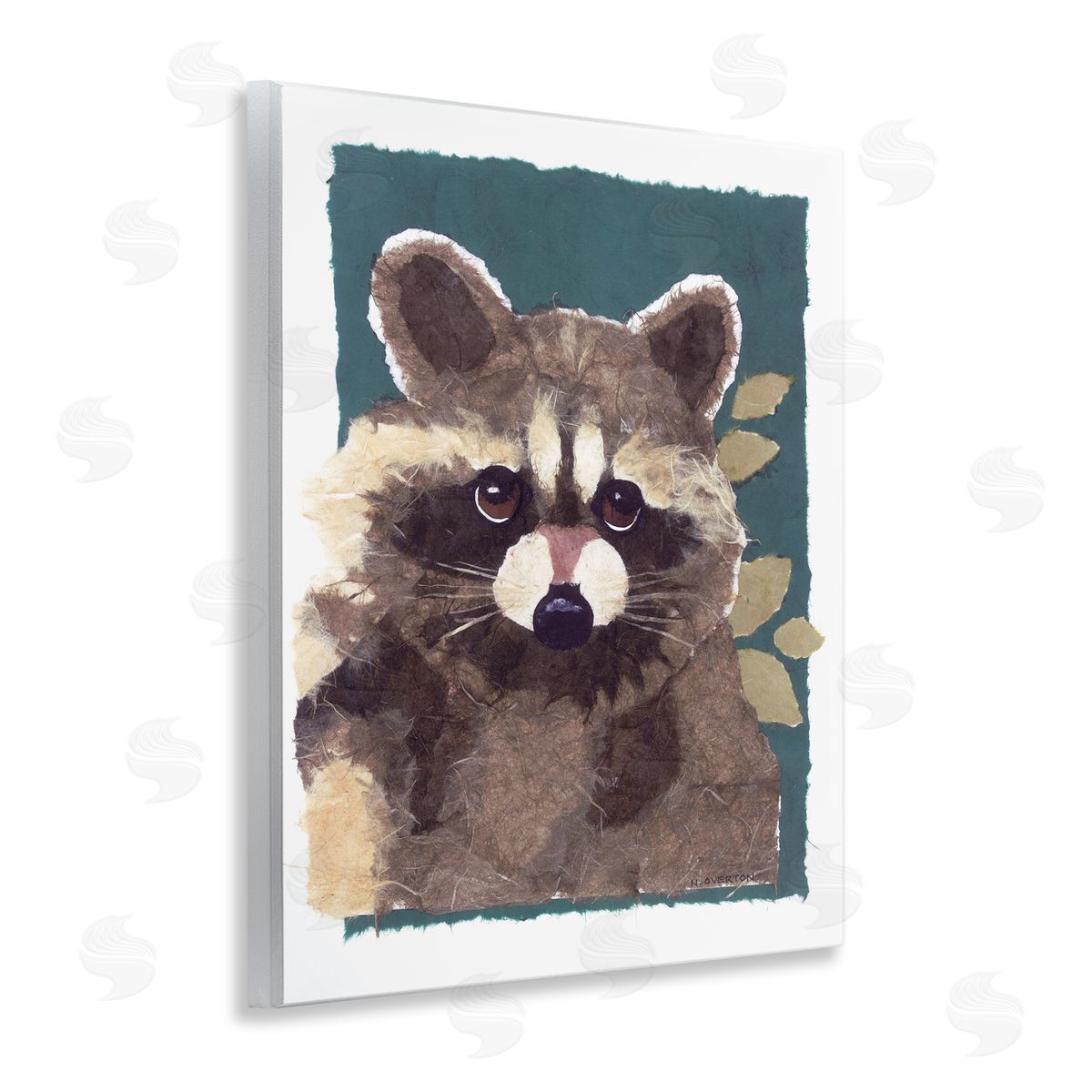 Forest Animal Raccoon Wood Plaque Wall Art, Home Decor by Nancy Overton