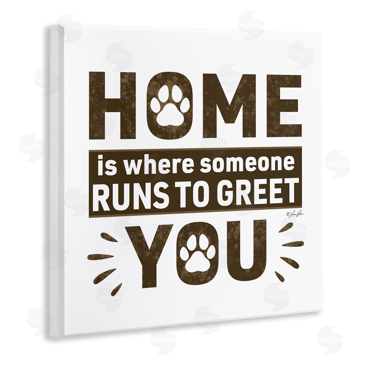 Heartwarming Pet Phrase Wood Plaque Wall Art, Home Decor by Lauren Rader