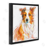 Roozbeh Bahramali | Collie Dog Sketch Style