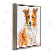 Roozbeh Bahramali | Collie Dog Sketch Style