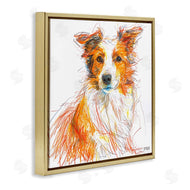 Roozbeh Bahramali | Collie Dog Sketch Style