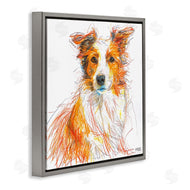 Roozbeh Bahramali | Collie Dog Sketch Style