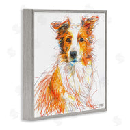 Roozbeh Bahramali | Collie Dog Sketch Style