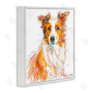 Roozbeh Bahramali | Collie Dog Sketch Style