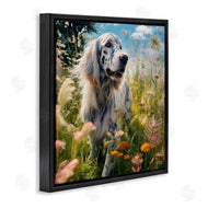 Roozbeh Bahramali | Happy Dog Among Flowers