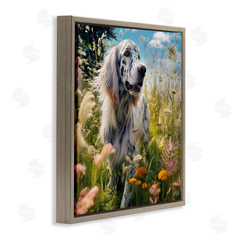 Roozbeh Bahramali | Happy Dog Among Flowers
