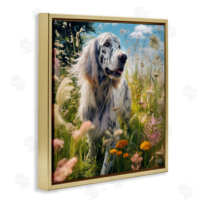 Roozbeh Bahramali | Happy Dog Among Flowers