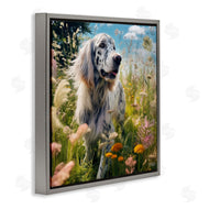 Roozbeh Bahramali | Happy Dog Among Flowers