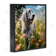 Roozbeh Bahramali | Happy Dog Among Flowers