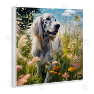 Roozbeh Bahramali | Happy Dog Among Flowers