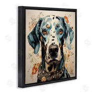 Roozbeh Bahramali | Dog Portrait with Paint Splatter